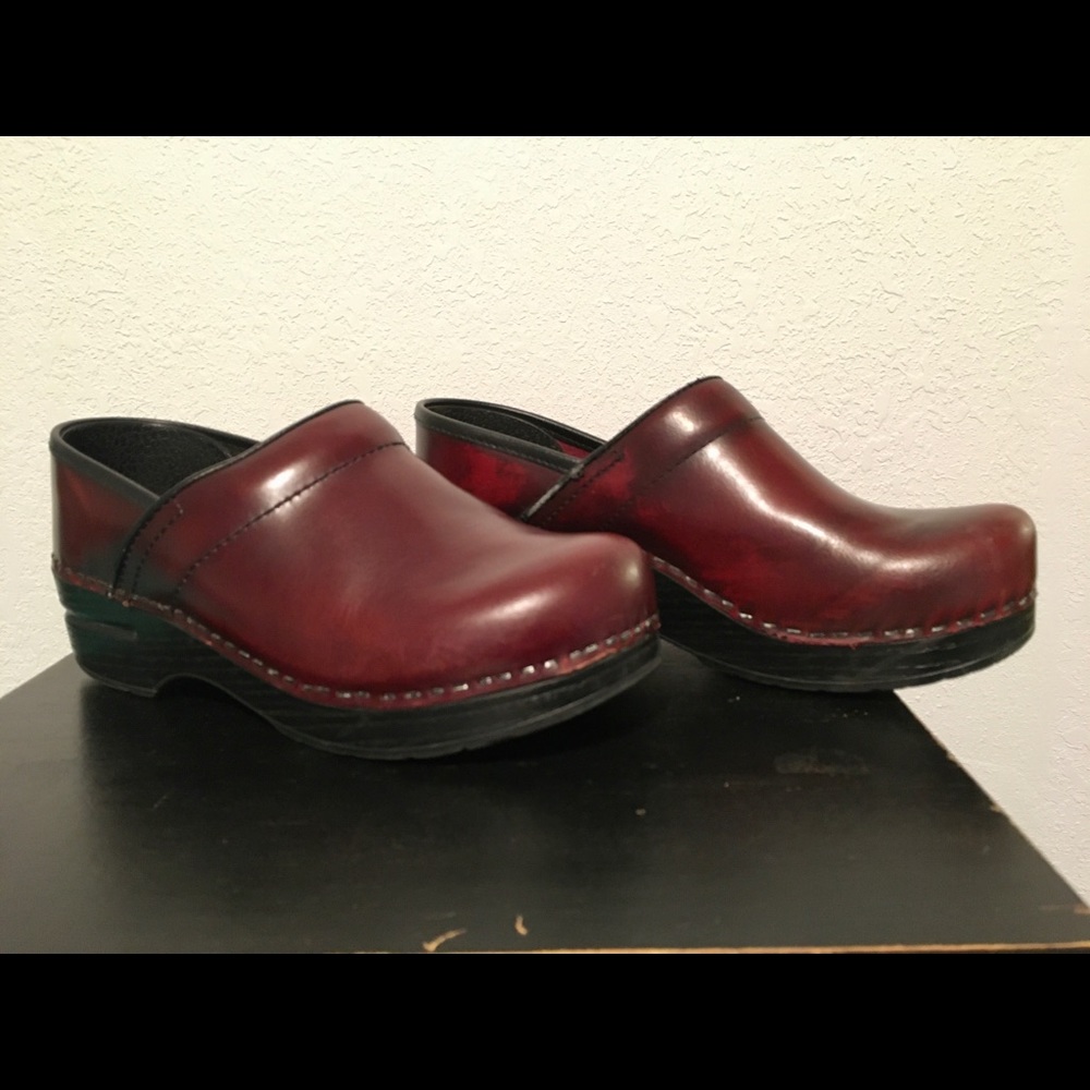 DANSKO Burgundy Clogs